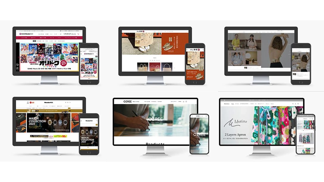 Shopifyで構築したECサイトの制作実績