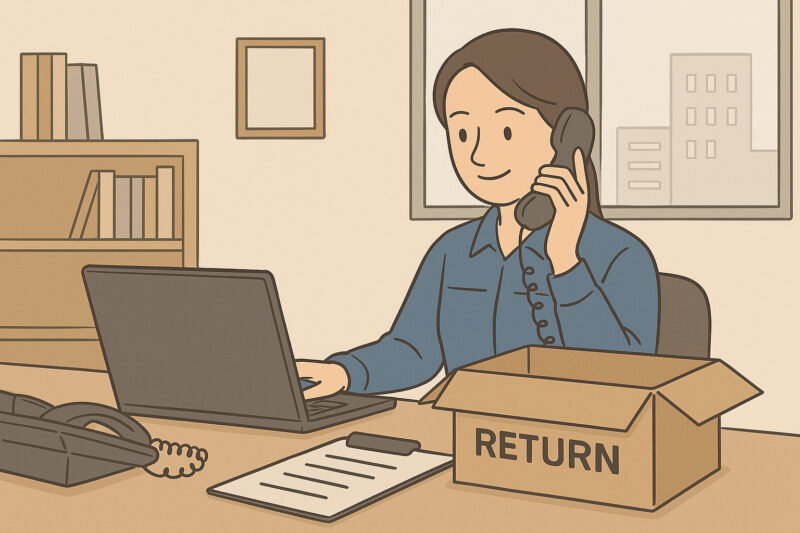 返品・返金処理