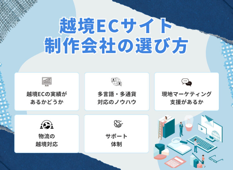 越境ECサイト制作会社の選び方