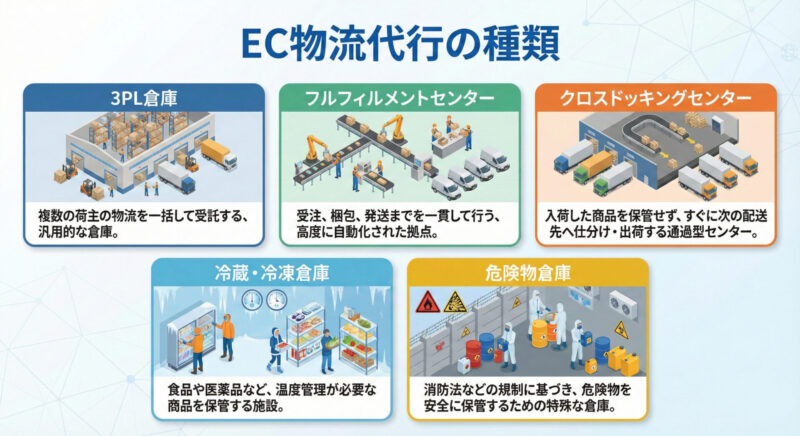 EC運営代行の種類