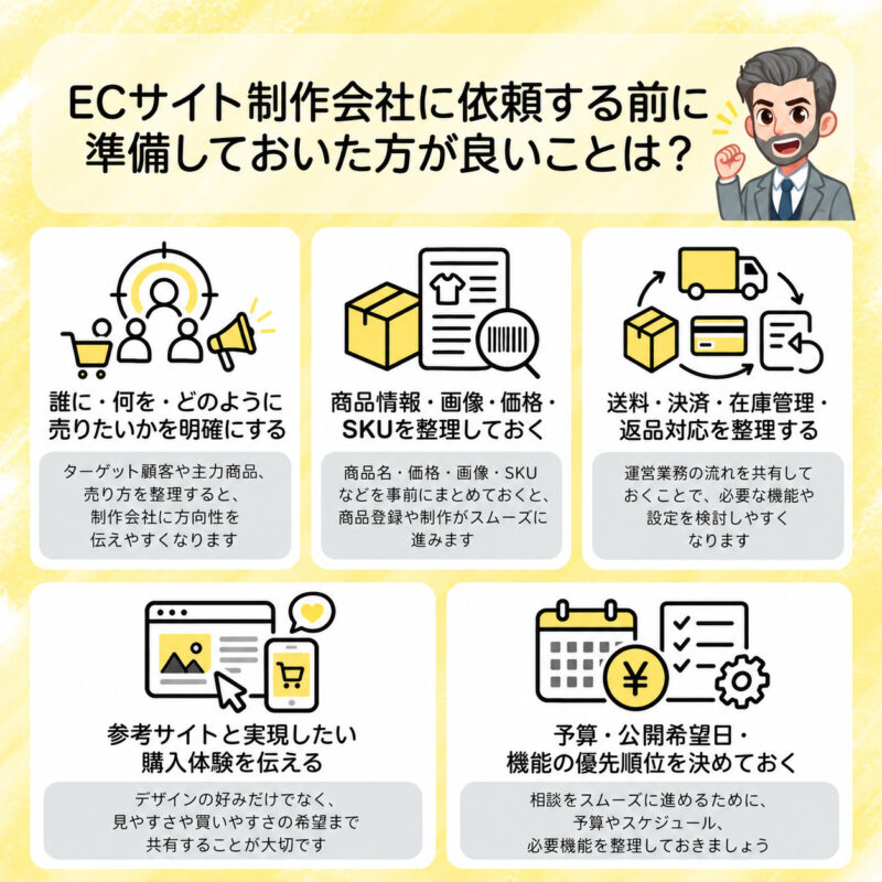 ECサイト制作前の準備ガイド